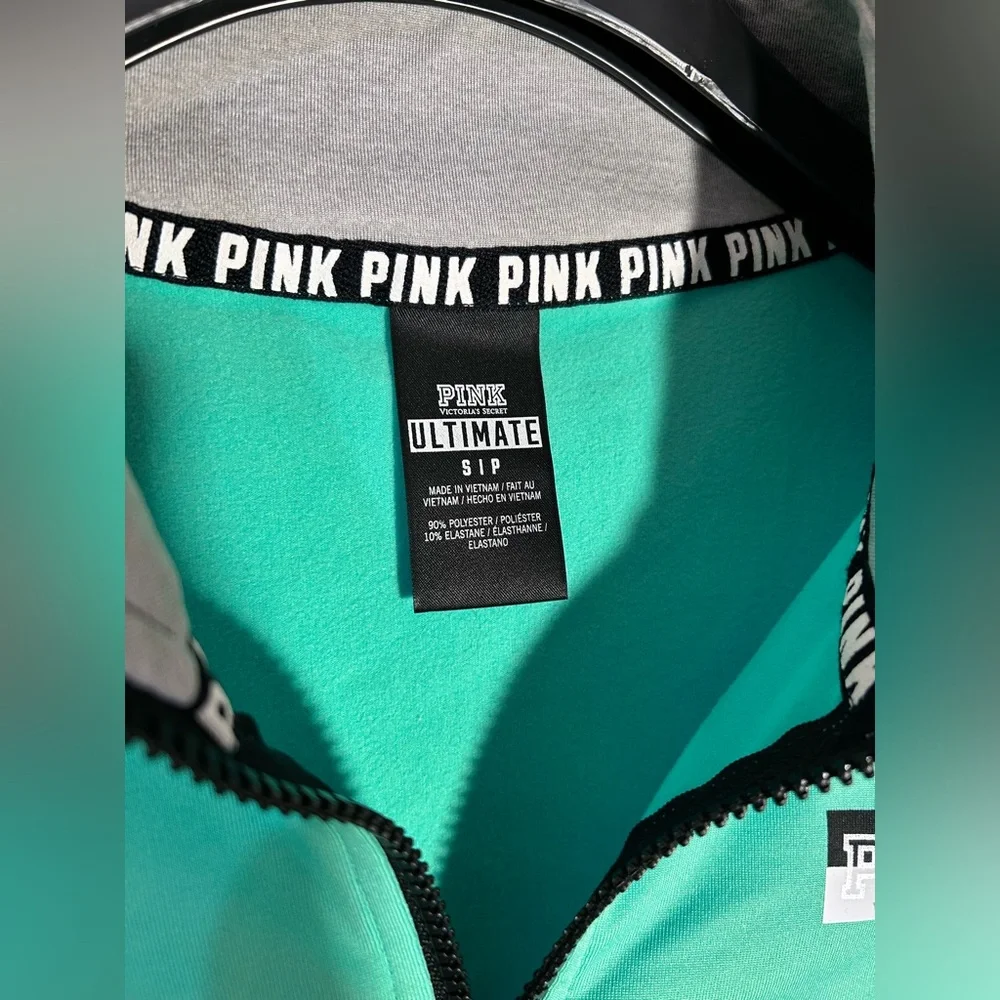 PINK Victorias Secret Ultimate 1/2 Zip Athletic Sweatshirt - Picture 3 of 5